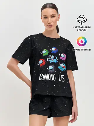 Женская пижама с шортами / AMONG US