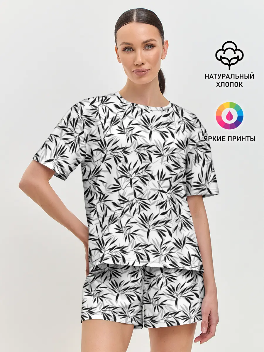 Женская пижама с шортами / Дзен