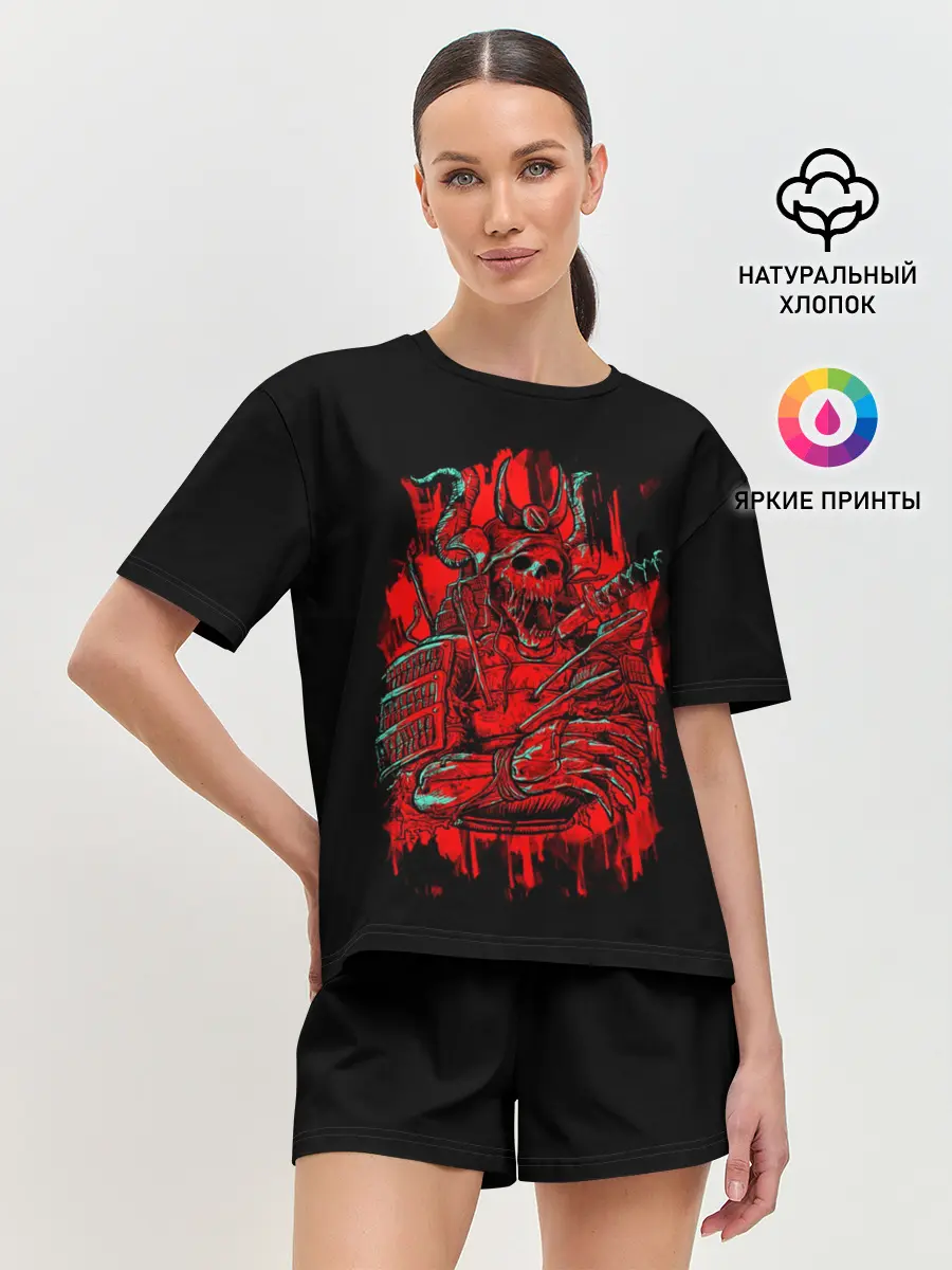 Женская пижама с шортами / Death Samurai