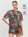 Женская пижама с шортами / Самурай