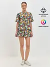 Женская пижама с шортами / Новый Год