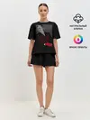 Женская пижама с шортами / Американский психопат
