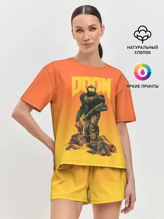Женская пижама с шортами / Doom