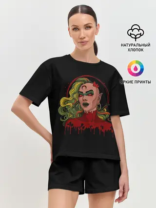 Женская пижама с шортами / Ведьма
