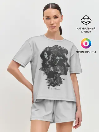 Женская пижама с шортами / Inception