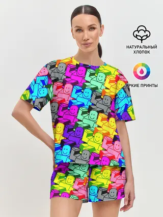 Женская пижама с шортами / ROBLOX