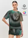 Женская пижама с шортами / Чёрная мамба