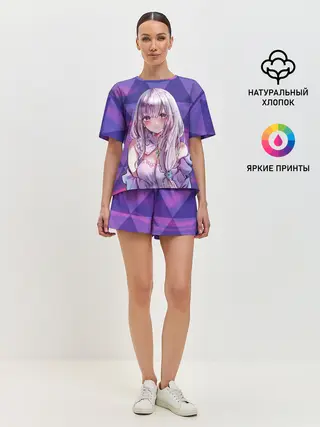 Женская пижама с шортами / Эмилия