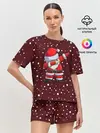 Женская пижама с шортами / Dab-Santa
