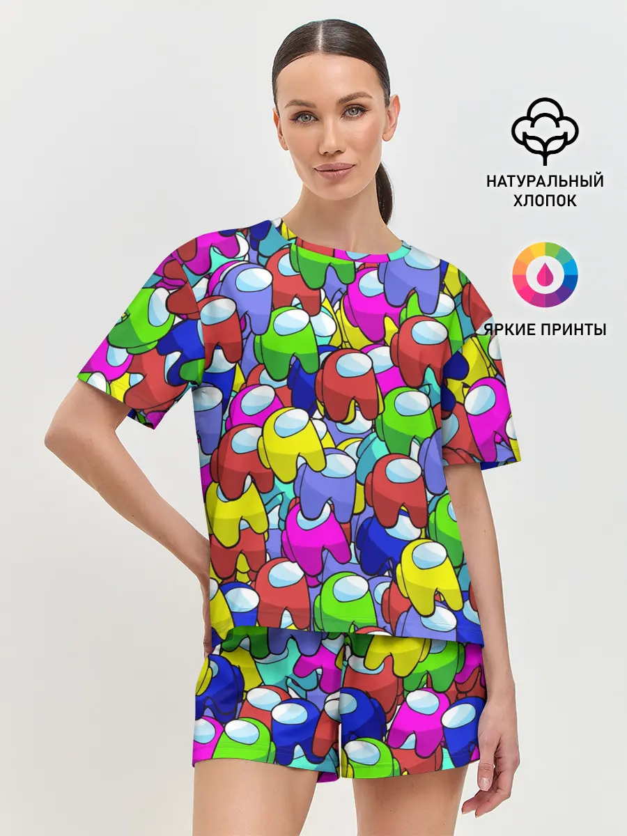 Женская пижама с шортами / AMONG US
