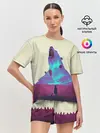 Женская пижама с шортами / Armored bear