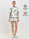 Женская пижама с шортами / Панда с бамбуком