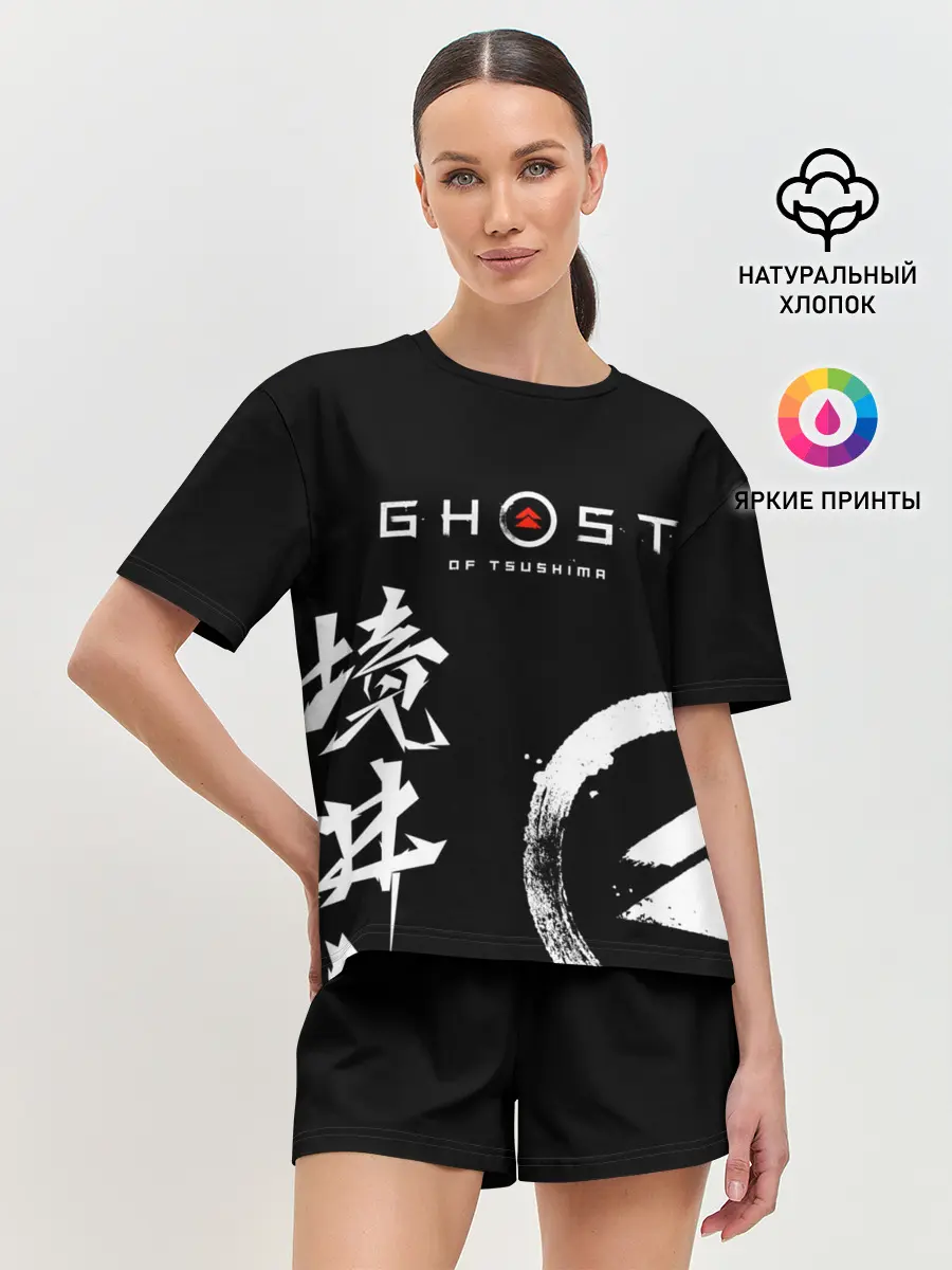 Женская пижама с шортами / Ghost of Tsushima