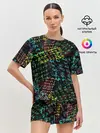 Женская пижама с шортами / таблица умножения