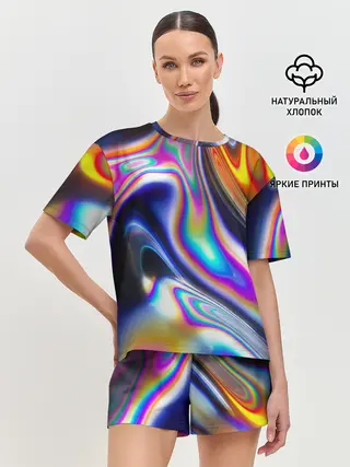 Женская пижама с шортами / Токсичный