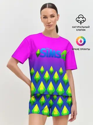 Женская пижама с шортами / THE SIMS 4