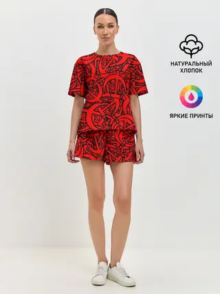Женская пижама с шортами / СССР