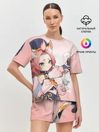 Женская пижама с шортами / GENSHIN IMPACT, ДИОНА