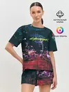 Женская пижама с шортами / Cyberpunk 2077