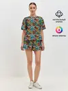 Женская пижама с шортами / граффити