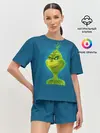 Женская пижама с шортами / Гринч