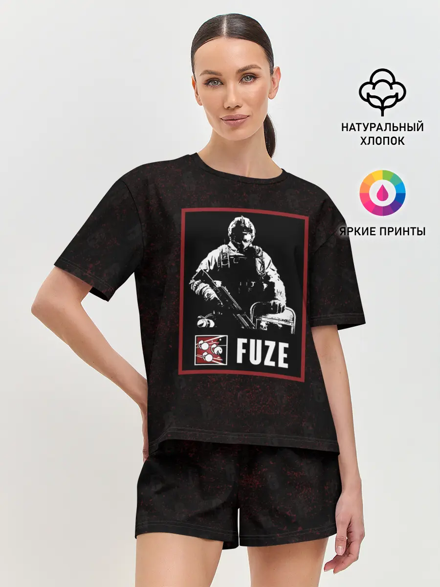 Женская пижама с шортами / Fuze