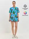 Женская пижама с шортами / Новый год