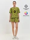 Женская пижама с шортами / Осторожно COVID-19