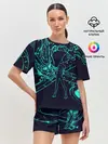 Женская пижама с шортами / Neon Dragon