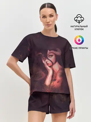 Женская пижама с шортами / ALBEDO SADNESS