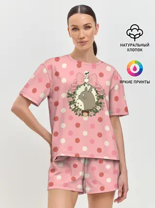 Женская пижама с шортами / Тоторо