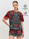 Женская пижама с шортами / Механический дракон