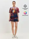 Женская пижама с шортами / Рыжая лиса