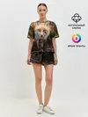 Женская пижама с шортами / Лиса