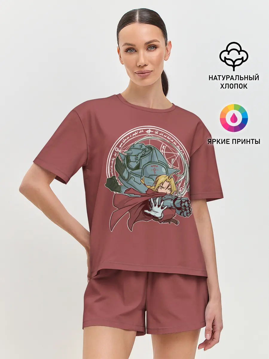 Женская пижама с шортами / Стальной Алхимик