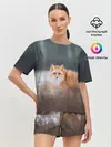 Женская пижама с шортами / Лиса