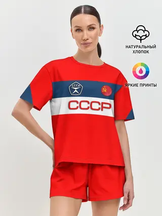 Женская пижама с шортами / СССР