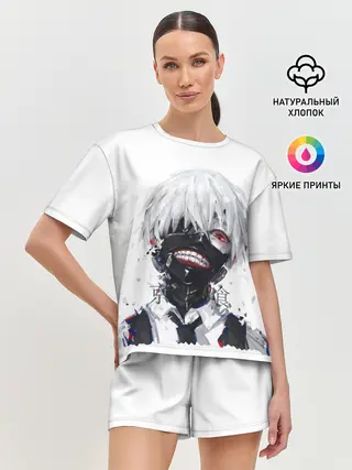 Женская пижама с шортами / Гуль Токийский