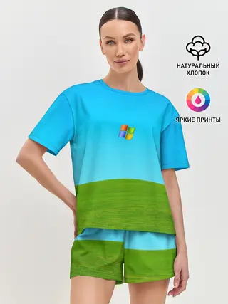 Женская пижама с шортами / Windows XP