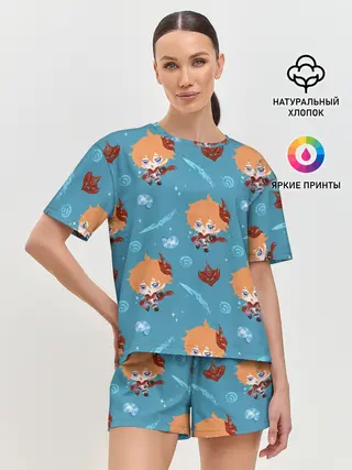 Женская пижама с шортами / Чиби Чайльд