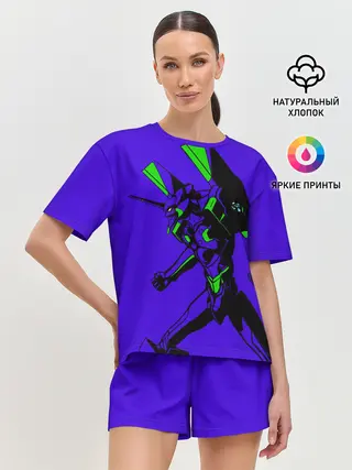 Женская пижама с шортами / Евангилион