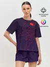 Женская пижама с шортами / Евангилион
