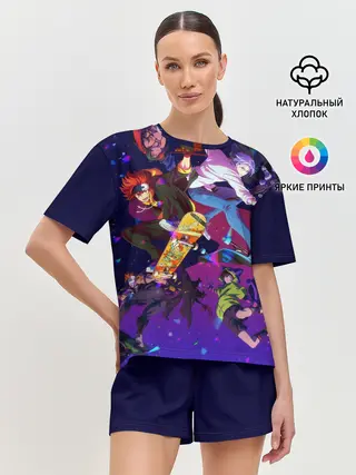 Женская пижама с шортами / SK8 the Infinity