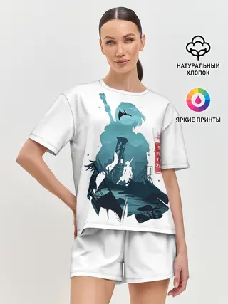 Женская пижама с шортами / NIER AUTOMATA 2B