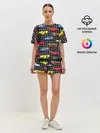 Женская пижама с шортами / Гоночные тачки