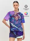 Женская пижама с шортами / Танджиро камадо Клинок Демонов