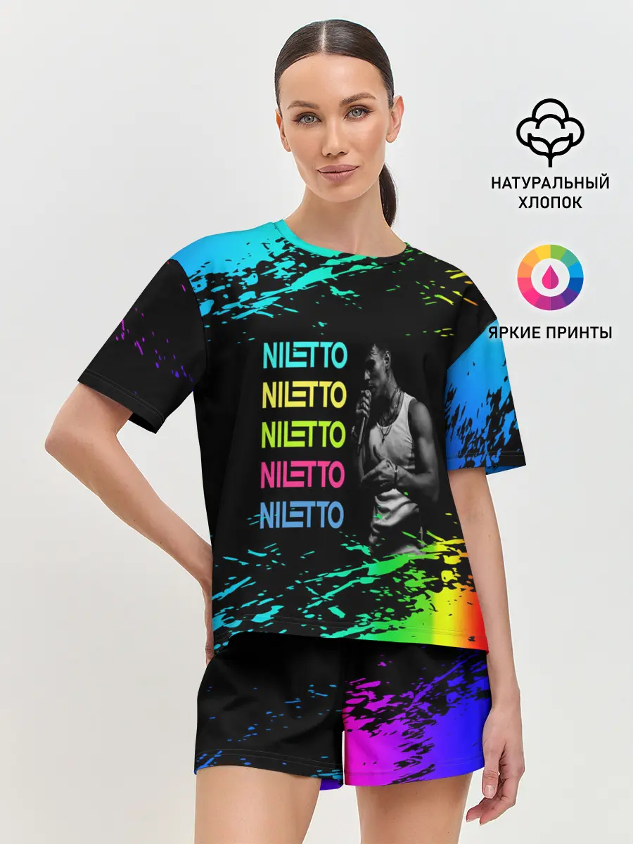 Женская пижама с шортами / niletto