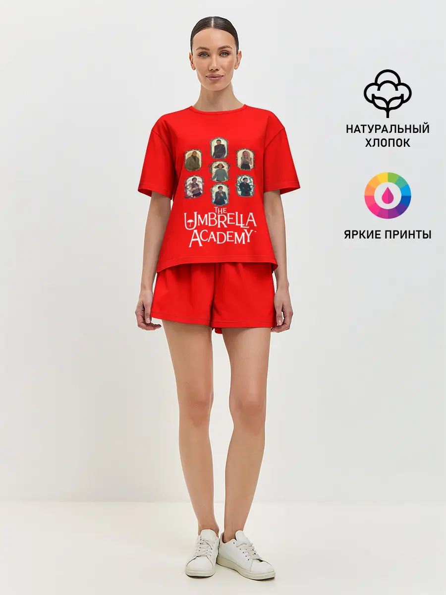 Женская пижама с шортами / академия амбрелла