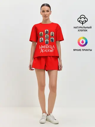 Женская пижама с шортами / академия амбрелла