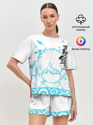 Женская пижама с шортами / Самурай Гинтоки